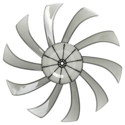 Aigostar - Stojanový ventilátor 55W/230V 130 cm čierny + diaľkové ovládanie