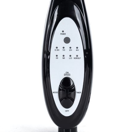 Aigostar - Stojanový ventilátor 55W/230V 130 cm čierny + diaľkové ovládanie