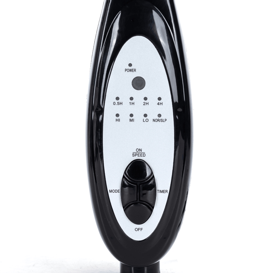 Aigostar - Stojanový ventilátor 55W/230V 130 cm čierny + diaľkové ovládanie