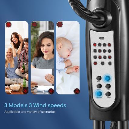 Aigostar - Stojanový ventilátor s rozprašovačom vody 75W/230V + DO