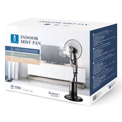 Aigostar - Stojanový ventilátor s rozprašovačom vody 75W/230V + DO