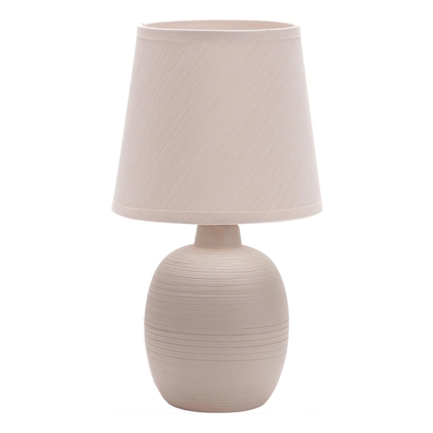 Aigostar - Stolná lampa 1xE14/40W/230V béžová