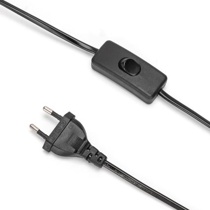Aigostar - Stolná lampa 1xE14/40W/230V lesklý chróm