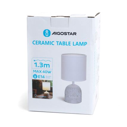 Aigostar - Stolná lampa 1xE14/40W/230V