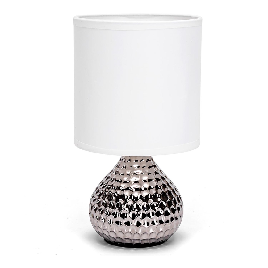 Aigostar - Stolná lampa 1xE14/40W/230V lesklý chróm