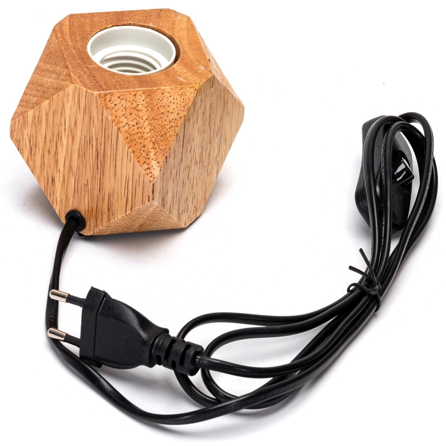 Aigostar - Stolná lampa 1xE27/60W/230V béžová