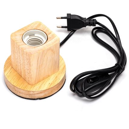 Aigostar - Stolná lampa 1xE27/60W/230V béžová