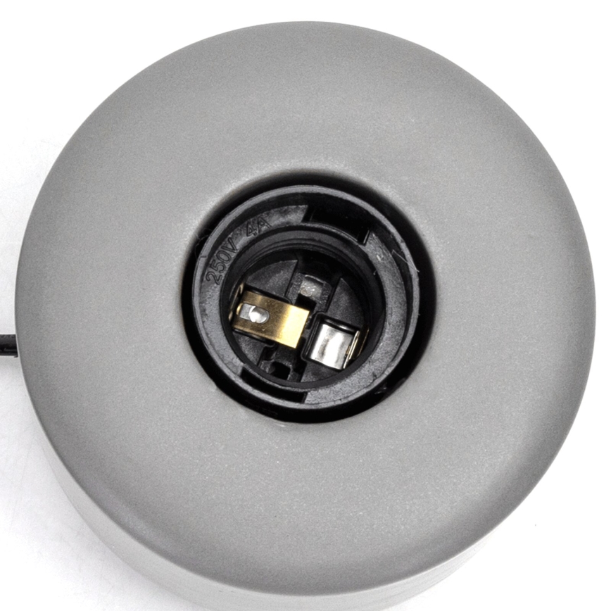 Aigostar - Stolná lampa 1xE27/60W/230V šedá