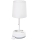 Aigostar - Stolná lampa so zásuvkami 1xE27/60W/230V biela