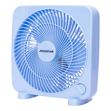 Aigostar - Stolný ventilátor 30 W/230 V modrý