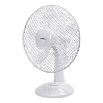 Aigostar - Stolový ventilátor 45W/230V biely