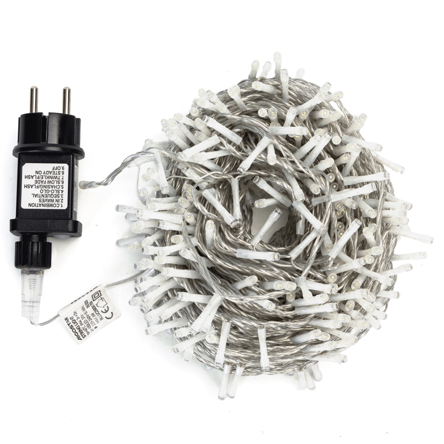 Aigostar - LED vonkajší vianočný reťazec 400xLED/8 funkcií 20m IP44 teplá biela