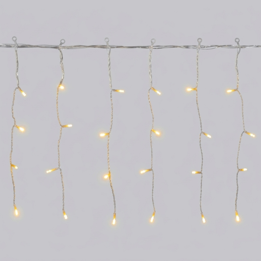 Aigostar - Vonkajšia vianočná LED reťaz 300xLED/8 funkcií 18x0,4m IP44 teplá biela