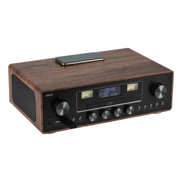 AKAI AM-100 RHAPSODY - Mikrosystém s CD/FM/DAB/AUX/USB/MP3 40W/230V + diaľkové ovládanie