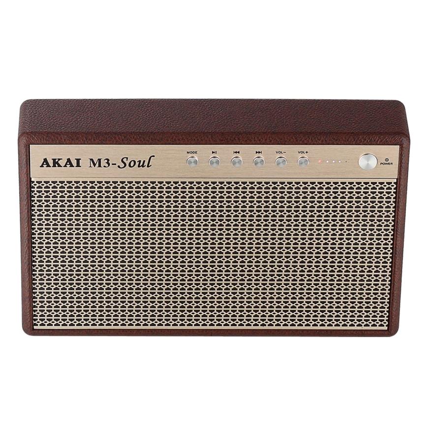 AKAI M3 SOUL COFFEE - Bezdrôtový reproduktor 20W/6000 mAh