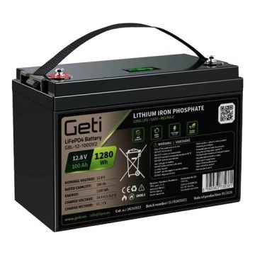 Akumulátor LiFePO4 12,8V/100Ah s displejom