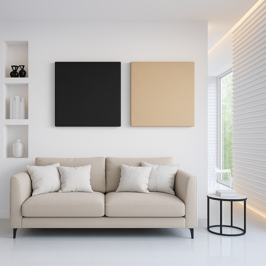 Akustický panel SILENCE 58x58 cm antracit