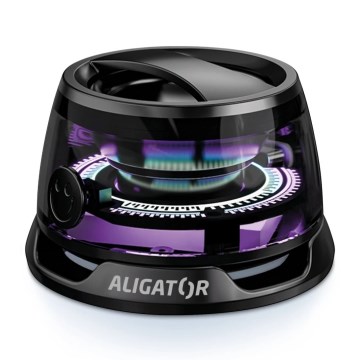 Aligator ABSMB01 - Magnetický reproduktor Mini Beat pre MagSafe, 400 mAh, čierna