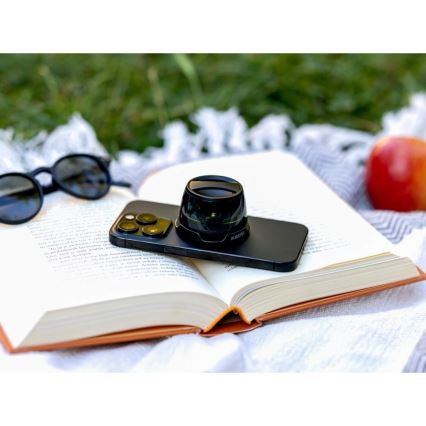 Aligator ABSMB01 - Magnetický reproduktor Mini Beat pre MagSafe, 400 mAh, čierna