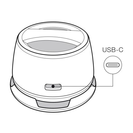 Aligator ABSMB01 - Magnetický reproduktor Mini Beat pre MagSafe, 400 mAh, čierna