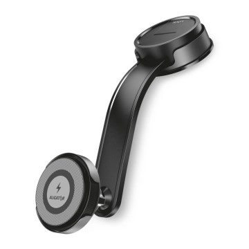 Aligator AMS07BK - Držiak na telefón do auta s ohybným ramenom MagSafe, čierny