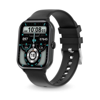 Aligator AW10BK - Inteligentné hodinky Watch GO 220 mAh IP67 čierna