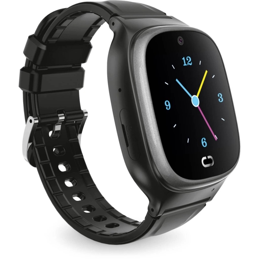 Aligator AW11BK - Inteligentné hodinky Watch Junior 2 450 mAh IP67 Wi-Fi čierna