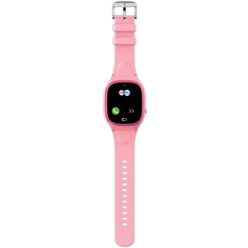 Aligator AW11PK - Inteligentné hodinky Watch Junior 2 450 mAh IP67 Wi-Fi ružová