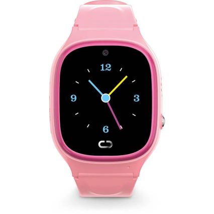 Aligator AW11PK - Inteligentné hodinky Watch Junior 2 450 mAh IP67 Wi-Fi ružová