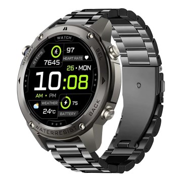 Aligator AW12BK - inteligentné hodinky Watch s GPS, 500 mAh batéria, IP69K, čierne