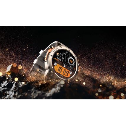 Aligator AW12SR - Inteligentné hodinky Watch GPS 500 mAh IP69K strieborné