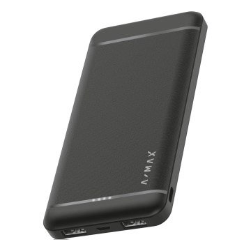 Aligator AX0003 - Powerbanka A-MAX 10000 mAh 3,7V čierna
