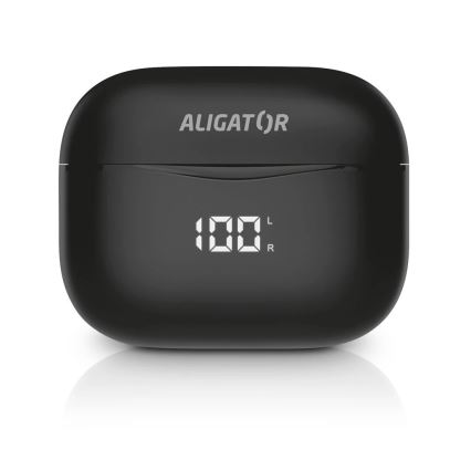 Aligator TWS06 - Bezdrôtové slúchadlá Pods PRO 3, 200 mAh + 2x 30 mAh, čierne