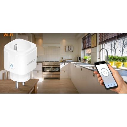 Aligator WAL001 - Inteligentná zásuvka 3680W/230V/Typ E/16A Wi-Fi Tuya