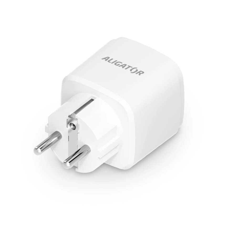Aligator WAL001 - Inteligentná zásuvka 3680W/230V/Typ E/16A Wi-Fi Tuya