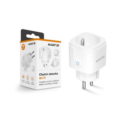 Aligator WAL001 - Inteligentná zásuvka 3680W/230V/Typ E/16A Wi-Fi Tuya