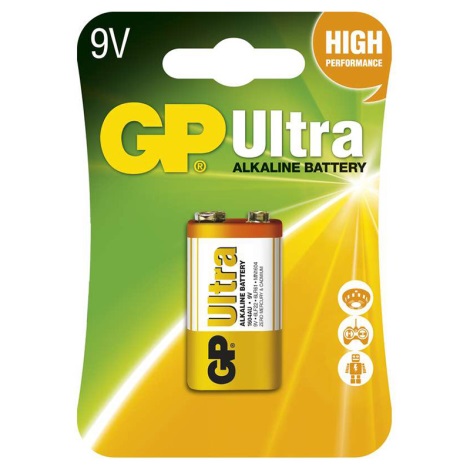 Alkalická batéria 6LF22 GP ULTRA 9V