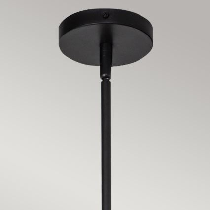 Alora Mood - Luster na tyči DAPHNE 1xE27/60W/230V pr. 18,1 cm čierna/hnedá