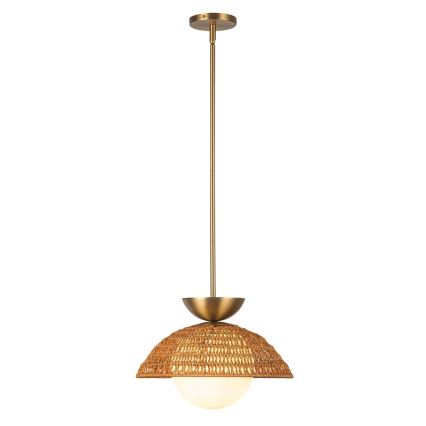 Alora Mood - Luster na tyči PERTH 1xE27/60W/230V pr. 37,5 cm zlatý
