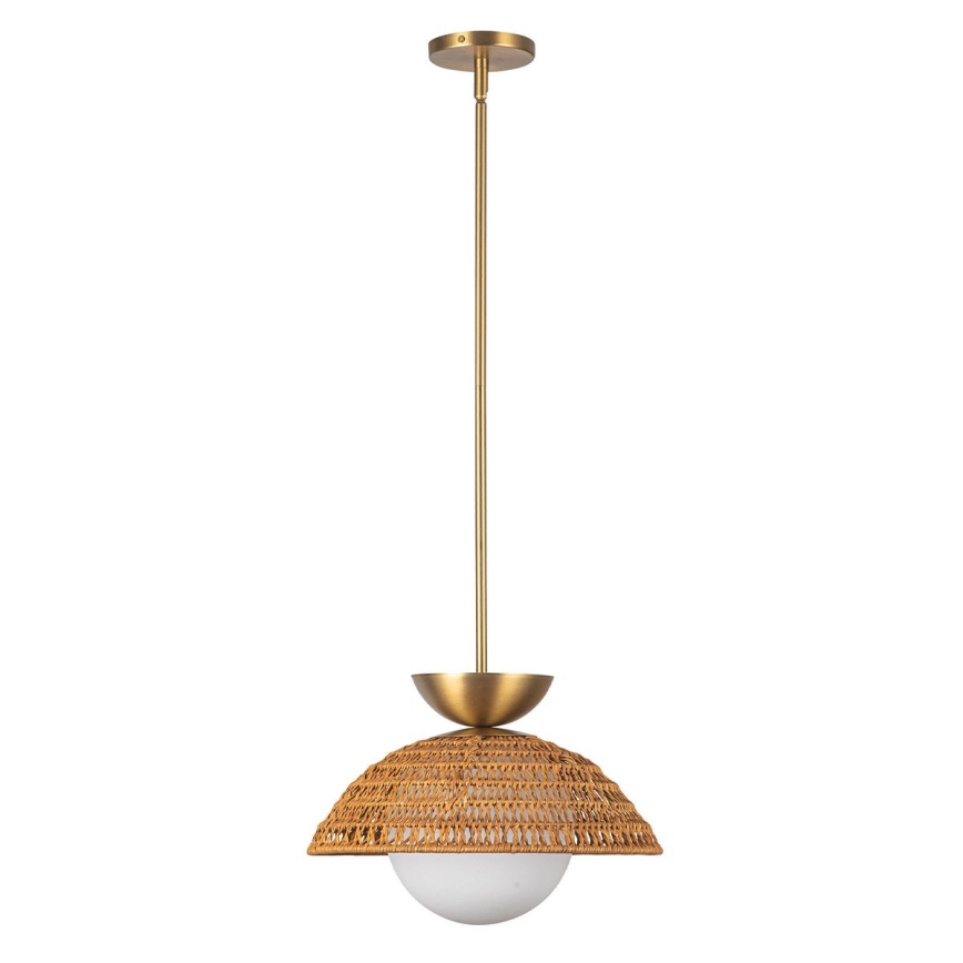 Alora Mood - Luster na tyči PERTH 1xE27/60W/230V pr. 37,5 cm zlatý