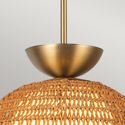 Alora Mood - Luster na tyči PERTH 1xE27/60W/230V pr. 37,5 cm zlatý