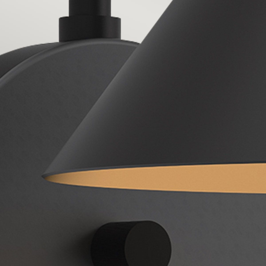 Alora Mood - Nástenné svietidlo REMYCK 1xE27/60W/230V čierna