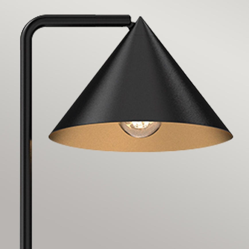 Alora Mood - Stojacia lampa REMYCK 1xE27/60W/230V čierna