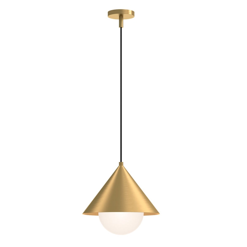 Alora Mood - Luster na lanku REMYCK 1xE27/60W/230V pr. 34,3 cm zlatý
