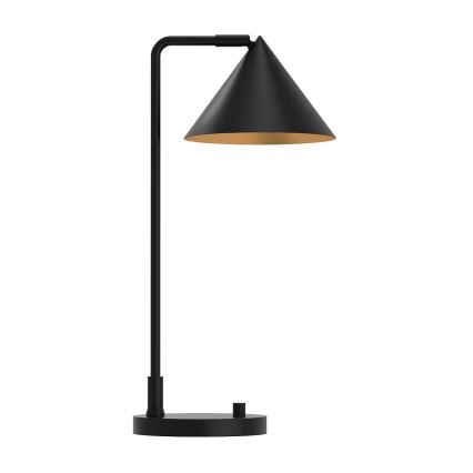 Alora Mood - Stolová lampa REMYCK 1xE27/60W/230V čierna
