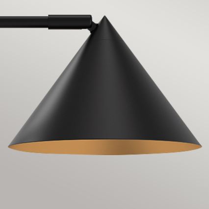 Alora Mood - Stolová lampa REMYCK 1xE27/60W/230V čierna