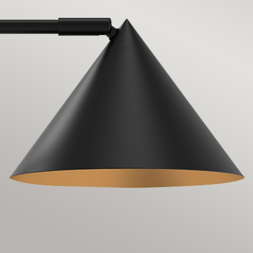 Alora Mood - Stolová lampa REMYCK 1xE27/60W/230V čierna