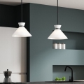 Alora Mood - Luster na tyči HALSTON 1xE27/60W/230V čierna