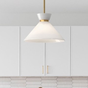 Alora Mood - Luster na tyči HALSTON 1xE27/60W/230V zlatý