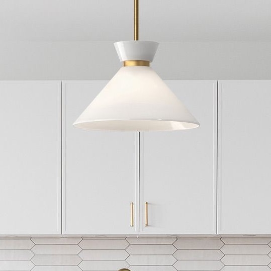 Alora Mood - Luster na tyči HALSTON 1xE27/60W/230V zlatý